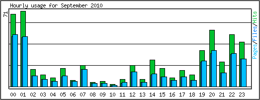 Hourly usage